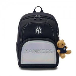 MLB Basic Boy School Bag Accessories Black | Australia_MLB49069