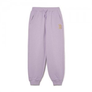 MLB Basic Logo Pants Bottoms Purple | Australia_MLB98008