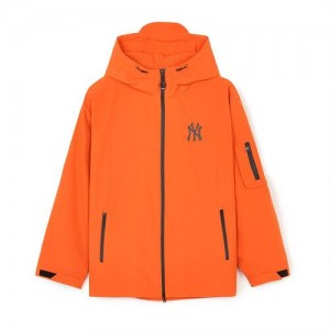 MLB Gorpcore Reflective Big Logo Windbreaker Outerwear Orange | Australia_MLB25109