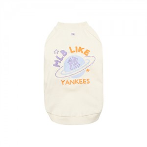 MLB Like Planet Sweatshirt Pet White | Australia_MLB30620