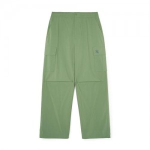 MLB Men`s Basic Gorpcore Parachute Pants Bottoms Green | Australia_MLB80577