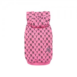 MLB Monogram Hoodie Pet Pink | Australia_MLB49161