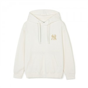 MLB New Year Dragon Overfit Hoodie White | Australia_MLB32335