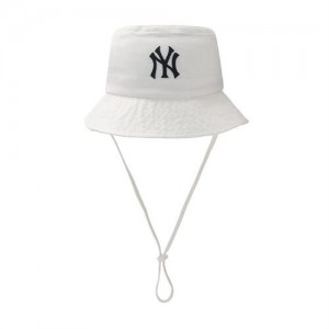 MLB Outdoor Sun Bucket Cap White | Australia_MLB33381