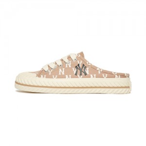 MLB Playball Mule Monogram Mules Beige | Australia_MLB24698