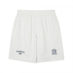 MLB Varsity Logo 9in Shorts Bottoms White | Australia_MLB80855