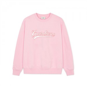 MLB Women Varsity Overfit Sweatshirts Pink | Australia_MLB11817